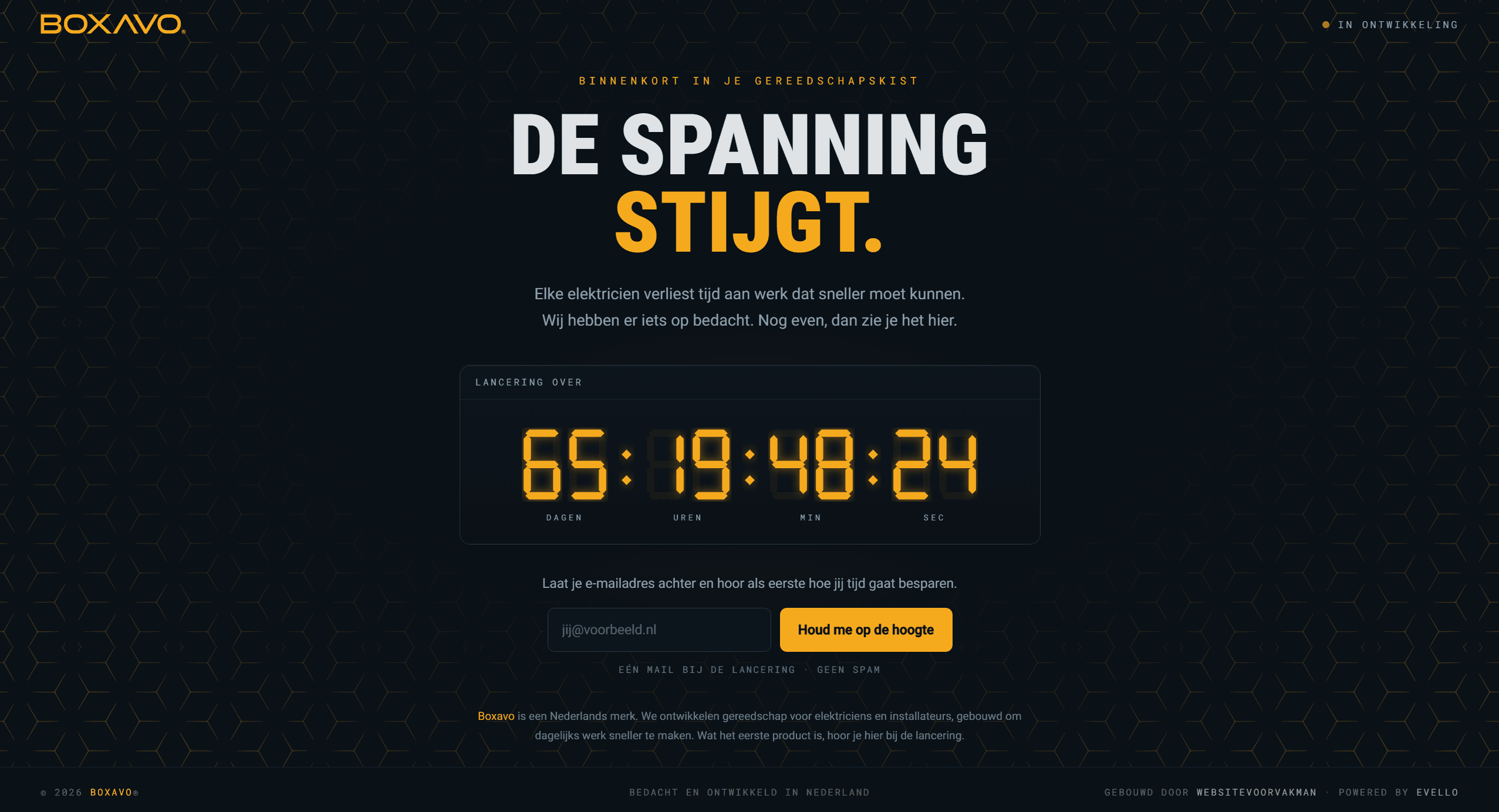 Website van boxavo.nl